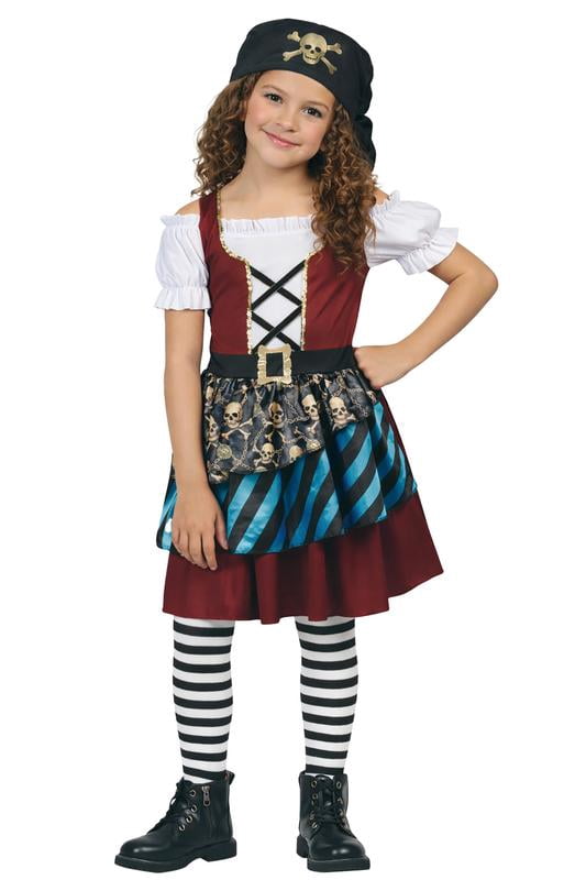 Pirate Cutie Family Matching Costume for Children, Girls, Large (10/12), by Way to Celebrate