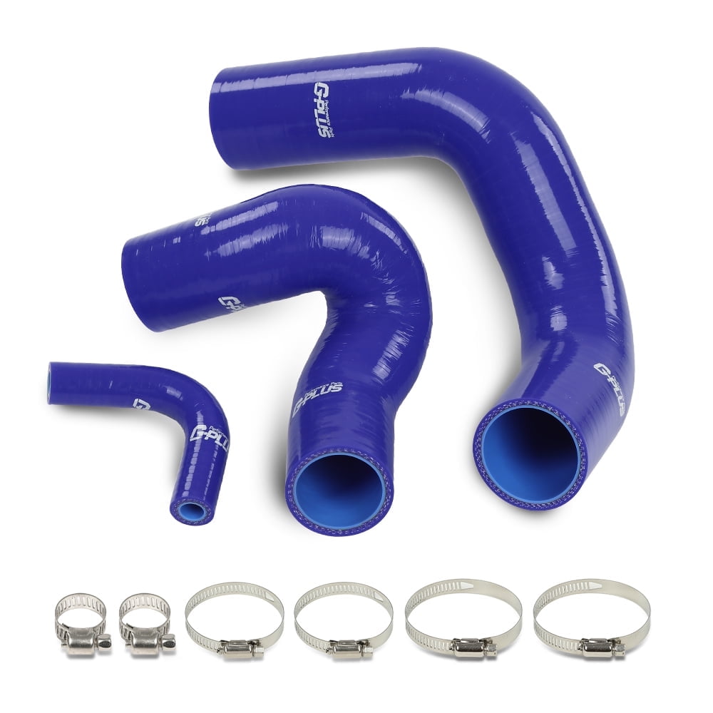 Radiator Hose Set Upper Lower and Bypass Hoses Fit for John Deere Models Blue
