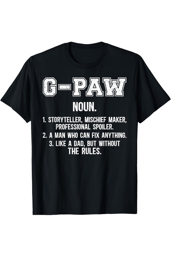 G-Paw Definition G-Paw Grandfather Funny G-Paw Grandpa T-Shirt