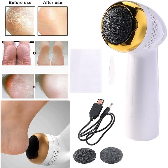 GPeh Efficient Callus Remover Unique Vacuum Technology Quick Dead Skin Removal Heat Dissipation Design Ultrasmooth Pedicure Tool