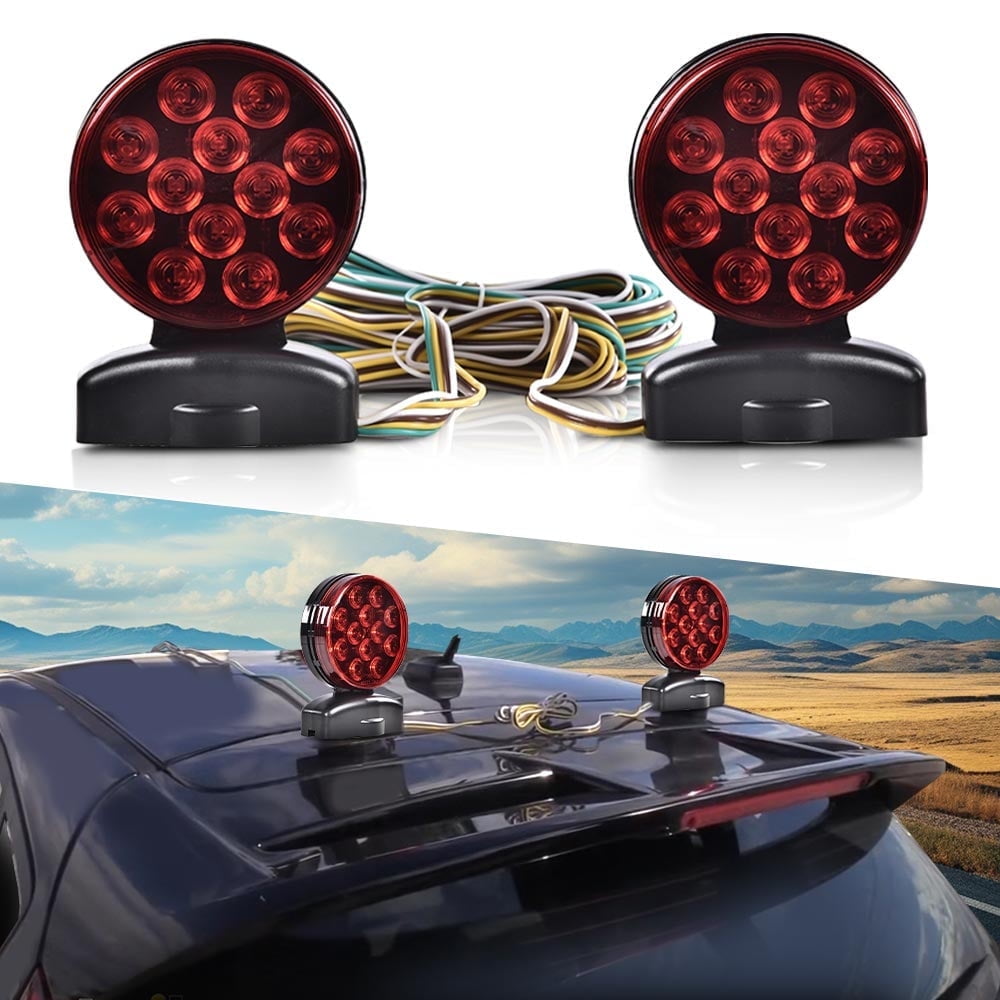MaxxHaul 80778 12V Towing Light Kit Dual Sided for RV, Boat, Trailer and More DOT