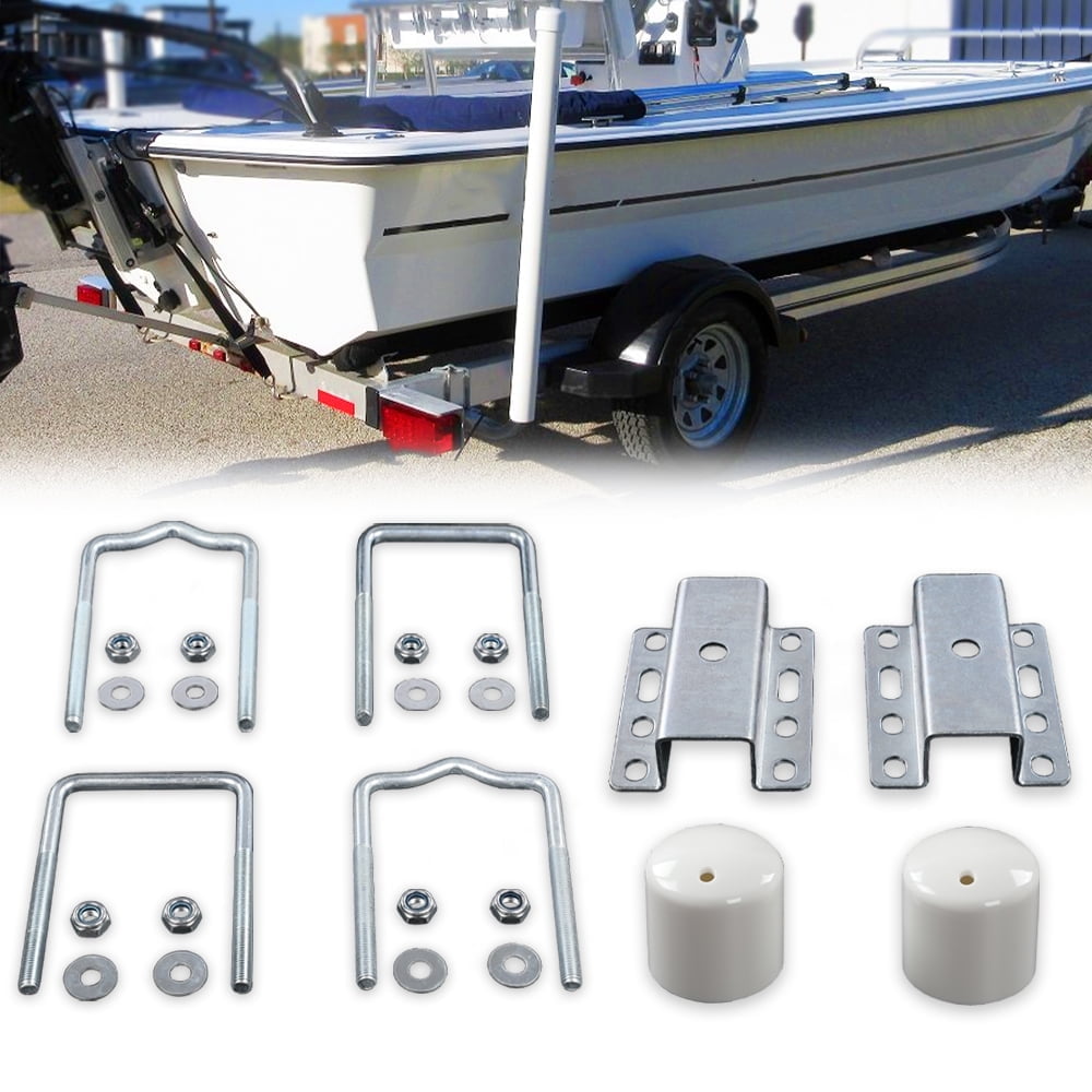 GPlus Boat Trailer Galvanized Universal Guide Pole and Post Mounting U