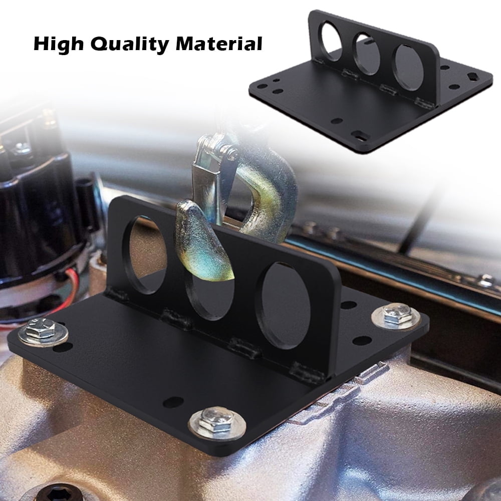 GPlus Carb Carburetor Hoist Iron Black Motor Engine Lifting Plate Bracket Fit for SBC BBC Chevy