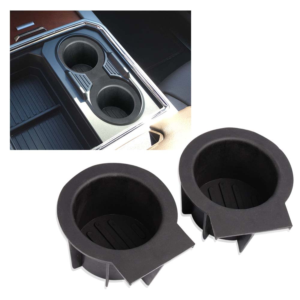 GPlus Center Console Cup Holder Rubber Inserts Fit for Ford F150 Expedition Navigator 2009