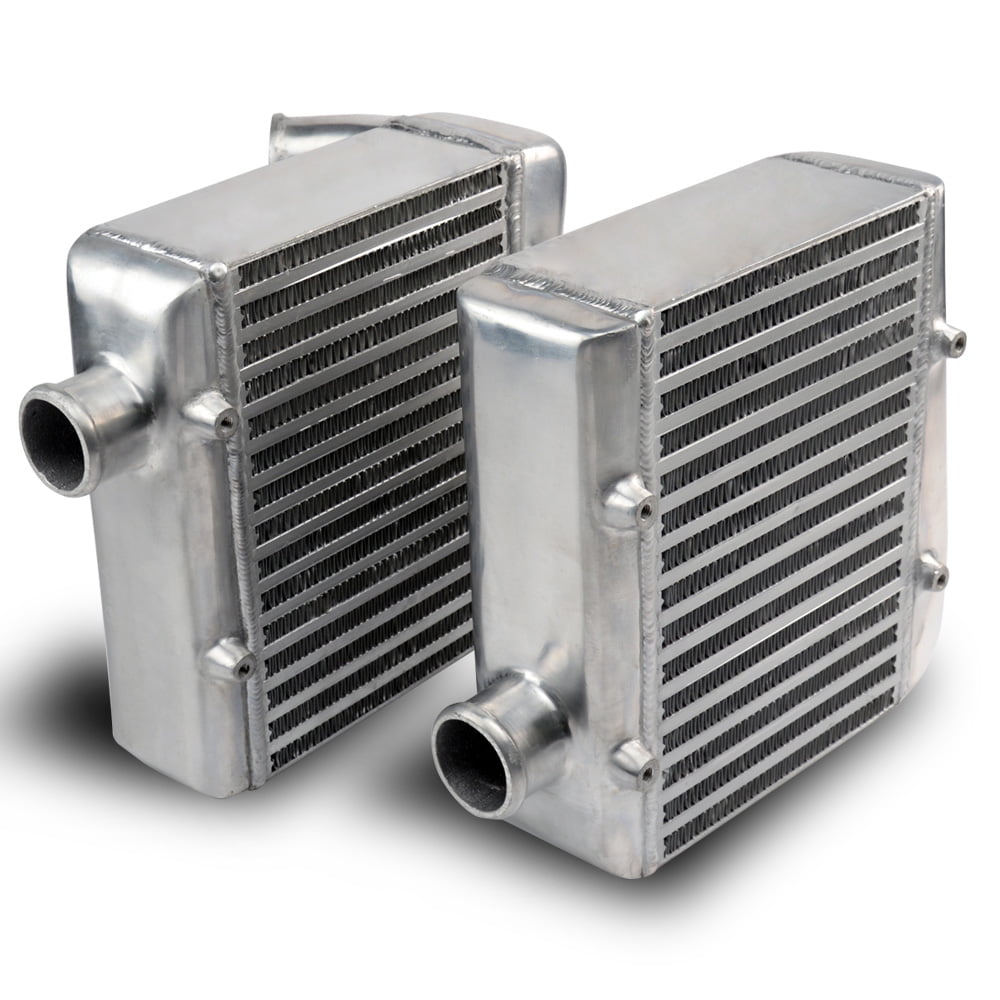 GPlus Dual Side Mount Bolt On Upgrade Aluminum Performance Intercooler