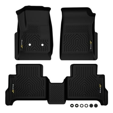 TPE Floor Mats Fit for Chevy Colorado / GMC Canyon Crew Cab 2015-2022 1st & 2nd Row Full Floor Liners
