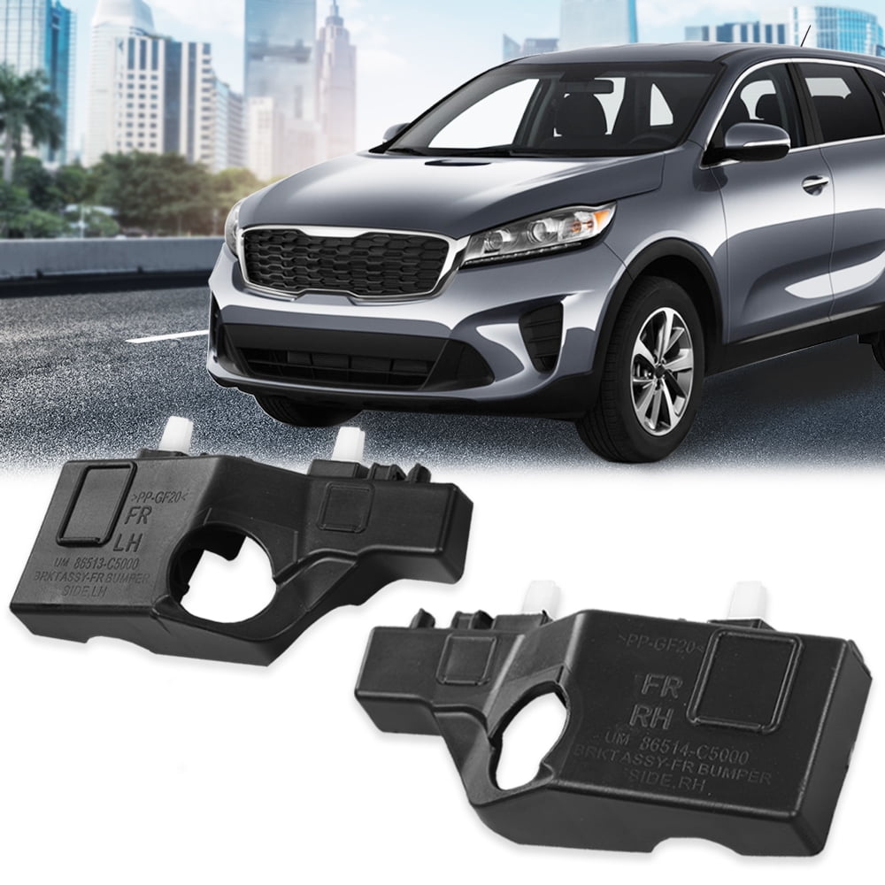GPlus Front Bumper Bracket Fit for 20162020 Kia Sorento 86513C5000 Textured Black 86514C5000
