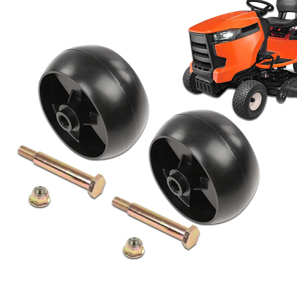 G Plus Front Deck Wheels Kit Mower Deck Wheel 2pcs w Bolt Locknut