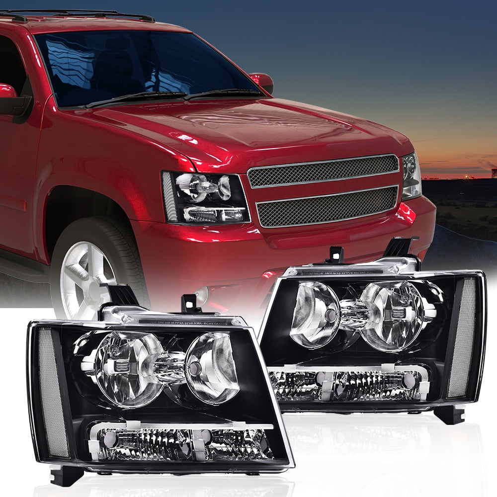 AKKON - For [Dual LED Halo Ring] 2007-2014 Chevy Suburban