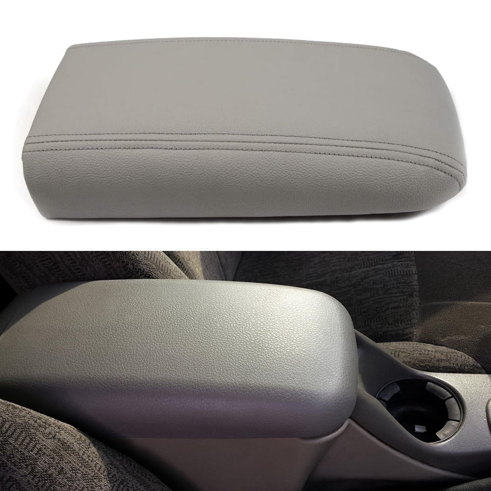 BFO Black Leather Armrest Console Lid Cover For Chevy Trailblazer – Direct Replacement 25998847