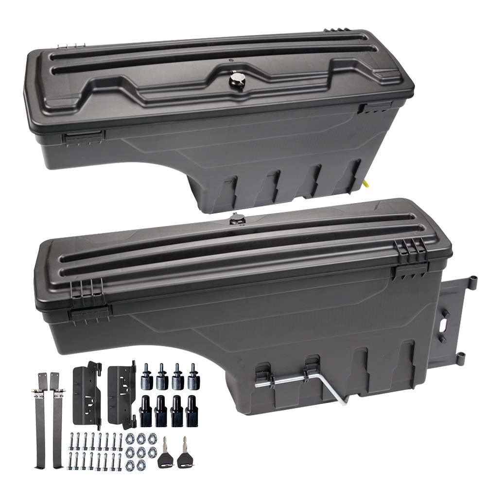 G-Plus Lockable Storage Box Case Truck Bed Toolbox Set Fit for 2002 ...