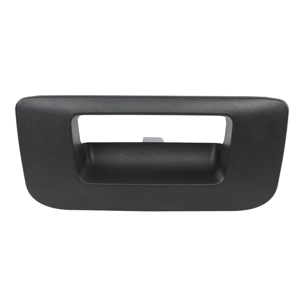 G-Plus Tailgate Handle Bezel Fit for Chevry Silverado GMC Sierra 2007-2014 Black 22755303 GM1916107