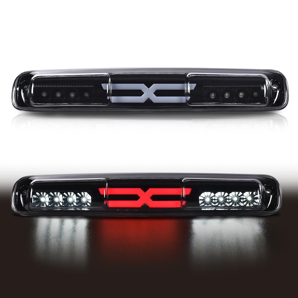 PIT66 LED Third Brake Light For 1999-2006 Chevy Silverado/GMC Sierra - High Mount Stop Lamp With Reverse & Turn Signal (Type X)