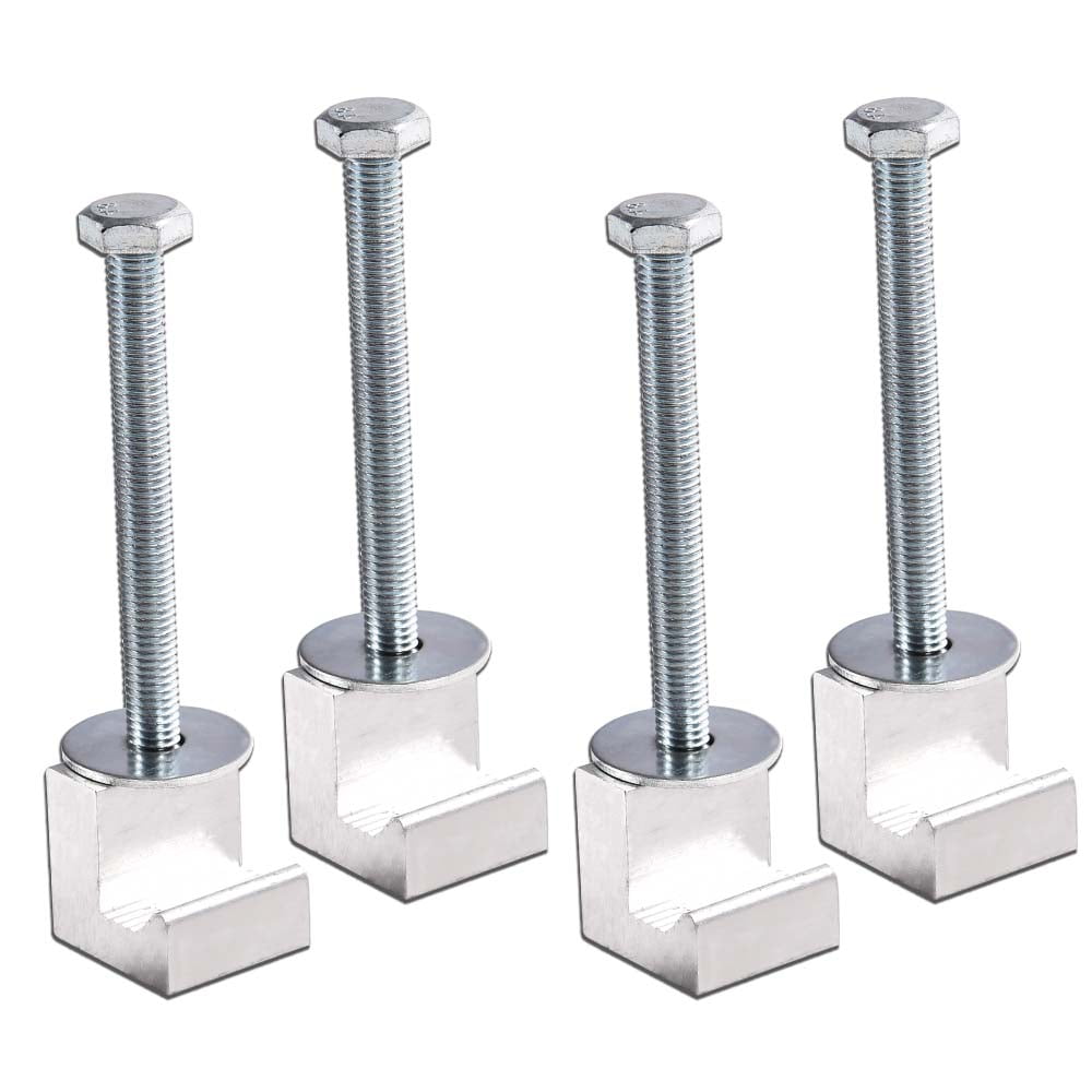 GPlus Truck Tool Box Mounting Kit, Rail Mounting Clamp Kit ,Silver