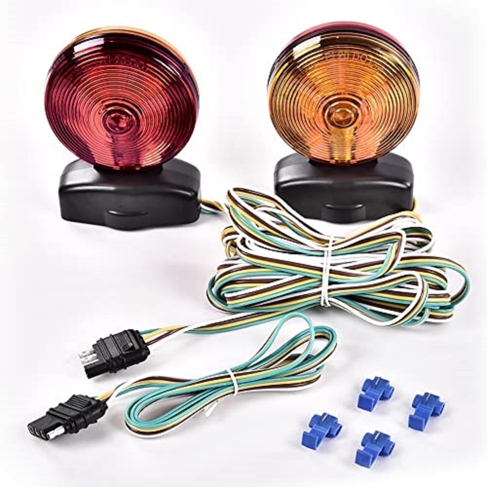 MaxxHaul 80778 - 12V Magnetic Towing Light Kit - Dual Sided for RV 