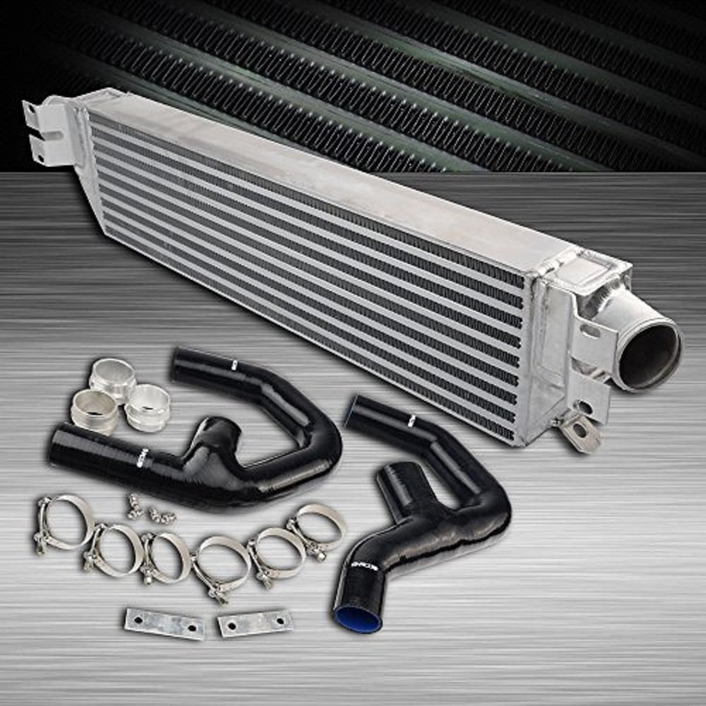 GPlus urbo Aluminum Turbo Intercooler Kit + Intercooler Pipe Black Fit