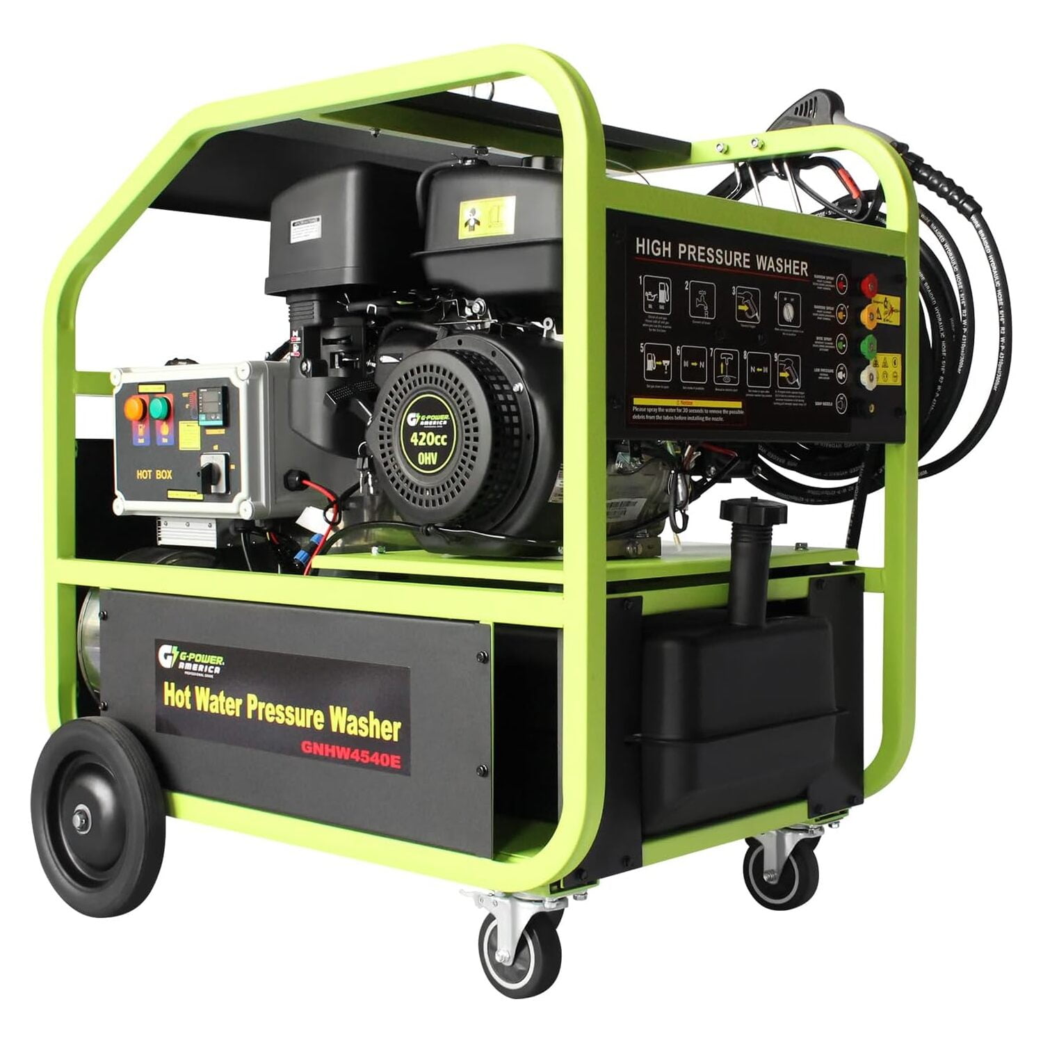 Green-Power America Brand Commercial Hot Water Pressure Washer