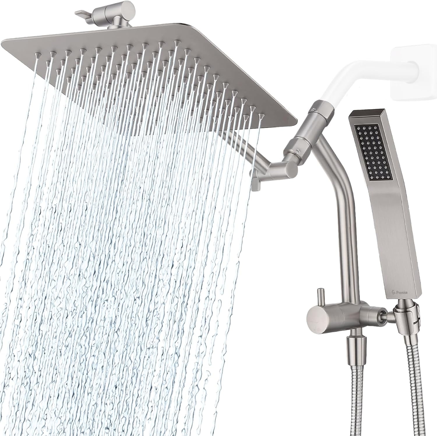3 Way Shower Diverter G-Promise All Metal Shower Diverter - 3-Way Valve ...
