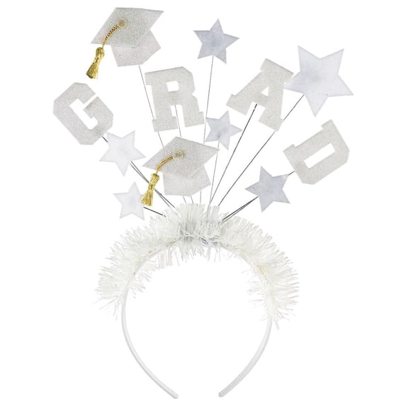 G-R-A-D Headband White (1ct)