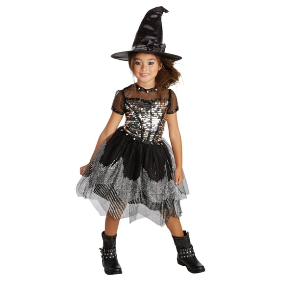 Rocking Witch Halloween Costme for Children, Girls Size S (6/6x), by Way to Celebrate