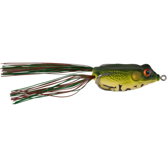 G-Ratt Baits Con Frog Hollow Body Topwater Lure, 2.5", Bullfrog