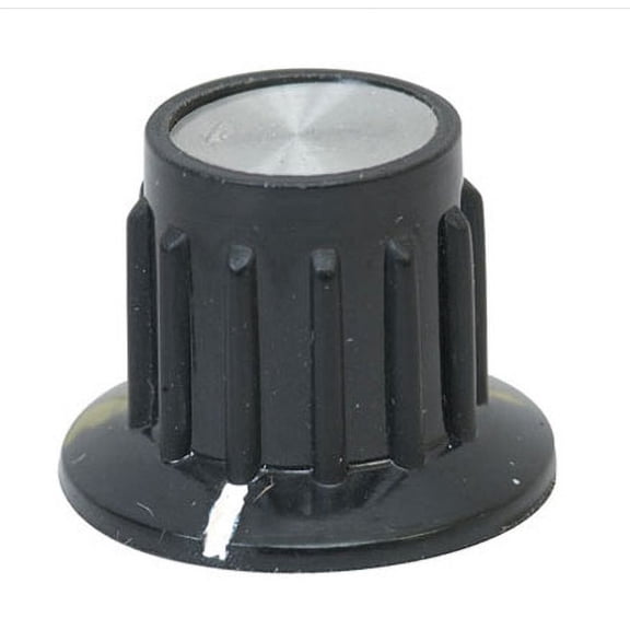 G/S(CP-Z1-M-S)-R KNOB,1/4"SHFT,SKIRTED W/MARKER Knob 1/4" Shaft Skirted with Marker