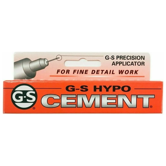 G-S Hypo Cement Craft Glue Watch Crystal Jewelry Adhesive 1/3 oz GS