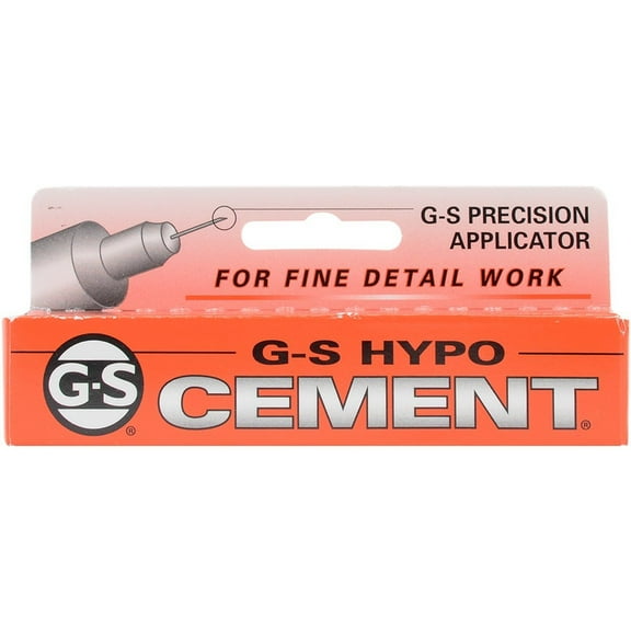 G-S Hypo-Tube Jewelers Cement Clear 1/3 oz 12 PACK