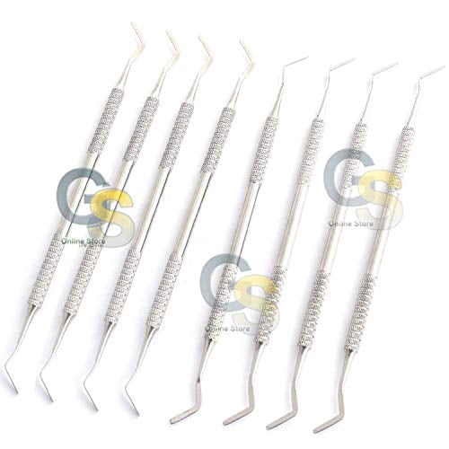 Set De 2 Spatules Dentaires HEIDMANN - Acier Inoxydable Argenté - Pour Placement Composite - Garantie 3 Ans
