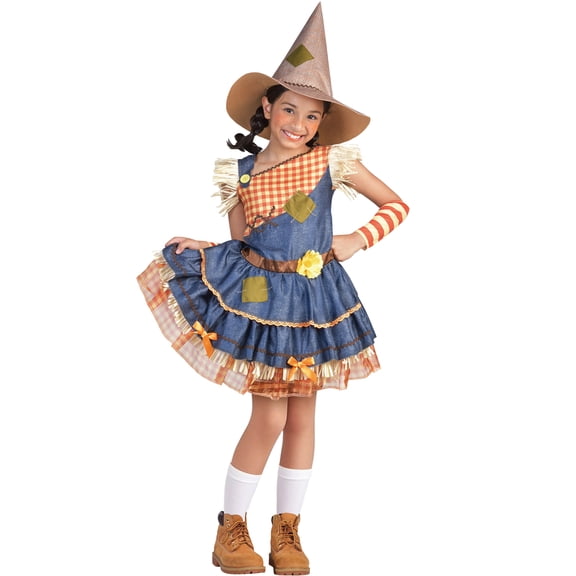 Scarecrow Sweetie Halloween Costume for Children, Girls' Size L (10/12), by Way to Celebrate