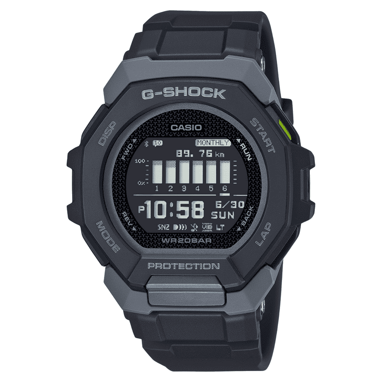 【新品】CASIO G-SHOCK GBD300-1JF Bluetooth G-Shock Men's Connected Fitness Watch GBD300-1 – Bluetooth, Shock