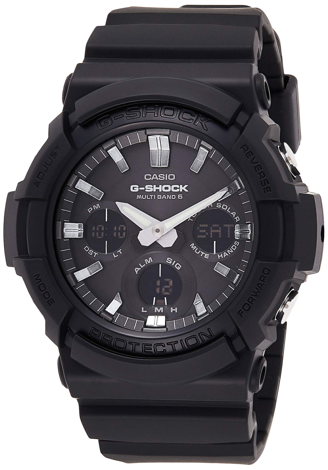 G-SHOCK GAW-100B-1A Tough Solar Atomic Radio Watch GAW100B-1A Mens Black