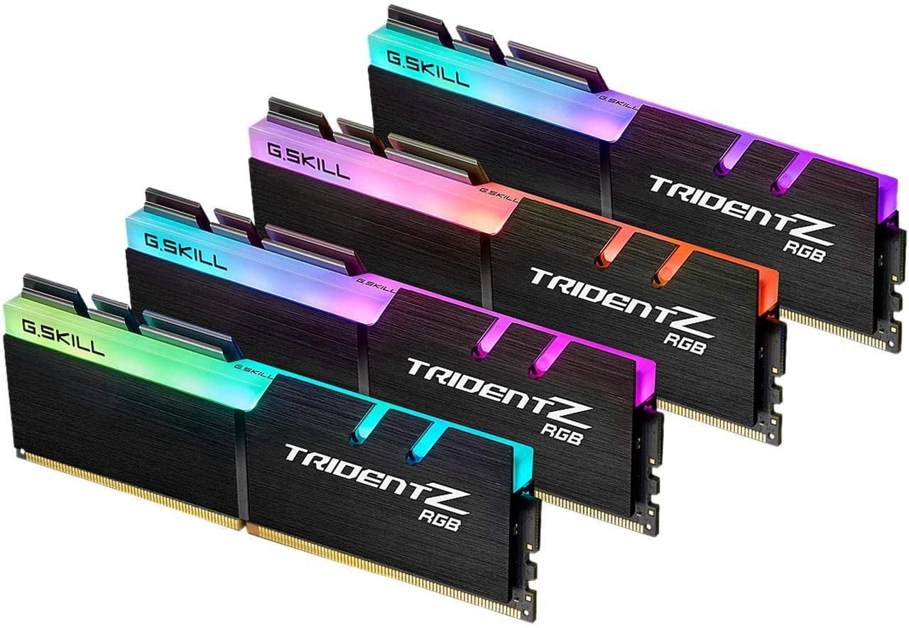G.SKILL 64GB (4 x 16GB) TridentZ RGB Series DDR4 PC4-28800 3600