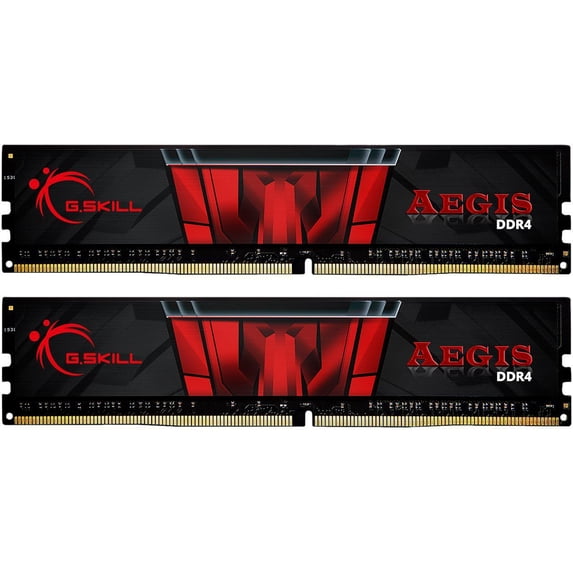G.SKILL Aegis 16GB (2 x 8GB) 288-Pin PC RAM DDR4 3200 (PC4 25600) Memory Kit Model F4-3200C16D-16GIS