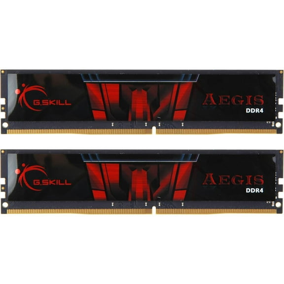 G.SKILL Aegis 32GB (2 x 16GB) 288-Pin PC RAM DDR4 2666 (PC4 21300) Desktop Memory Model F4-2666C19D-32GIS