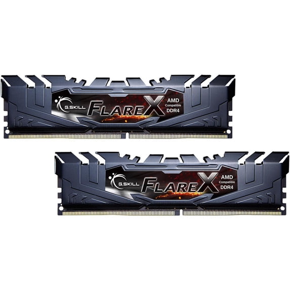 G.SKILL Flare X Series 32GB (2 x 16GB) DDR4 3200 (PC4 25600) Desktop Memory Model F4-3200C16D-32GFX