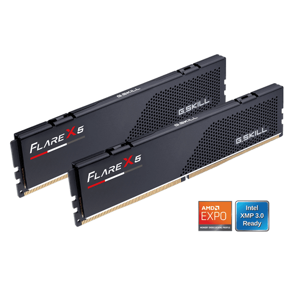 G.SKILL Flare X5 128GB (2 x 64GB) 288-Pin PC RAM DDR5 6000 (PC5 48000) Desktop Memory Model F5-6000J3644D64GX2-FX5