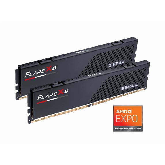 G.SKILL Flare X5 96GB (2 x 48GB) 288-Pin PC RAM DDR5 6000 (PC5 48000) Desktop Memory Model F5-6000J3036F48GX2-FX5