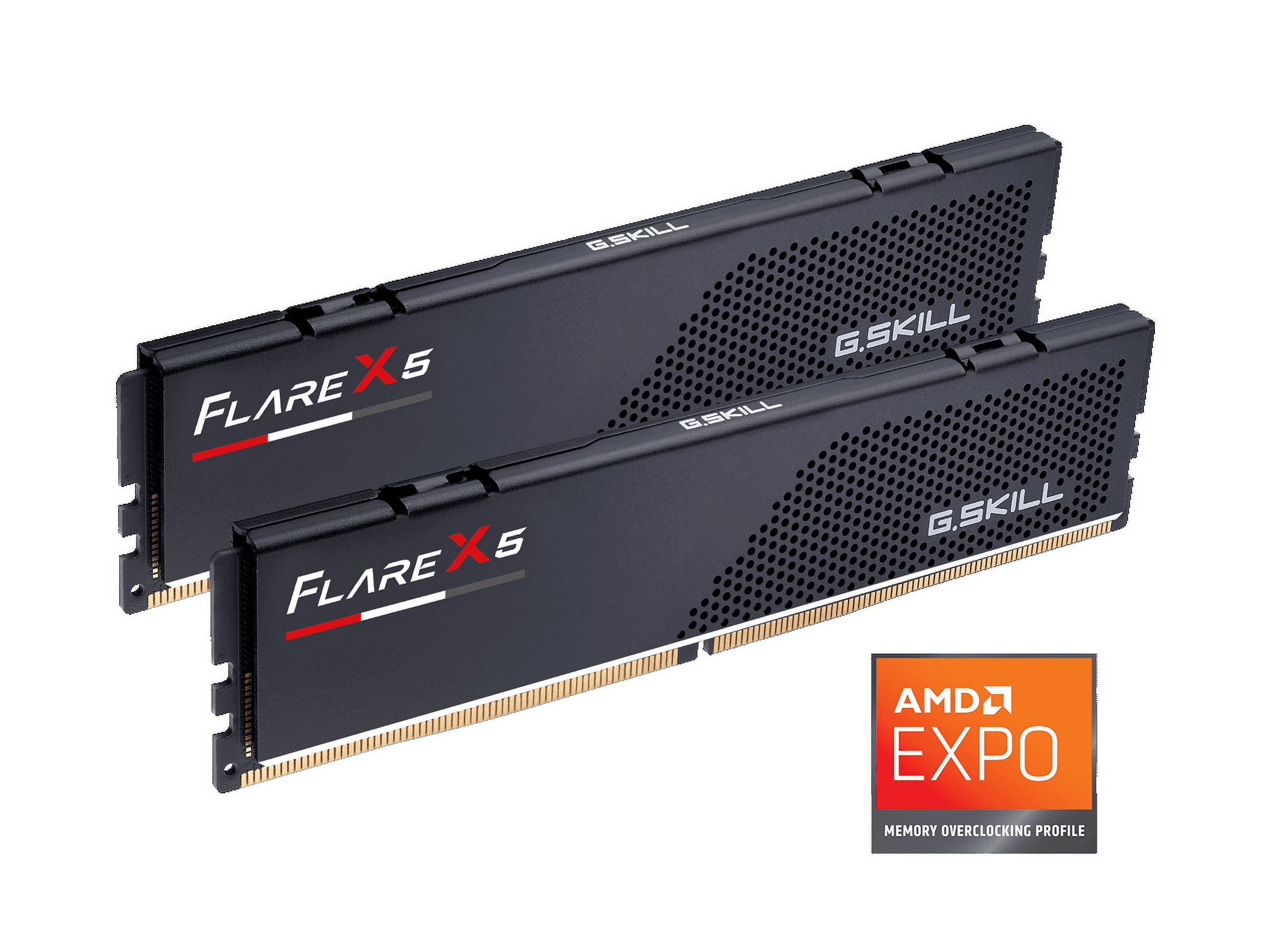 G.SKILL Flare X5 Series AMD EXPO 32GB (2 x 16GB) 288-Pin PC RAM DDR5 6000  Desktop Memory Model F5-6000J3238F16GX2-FX5