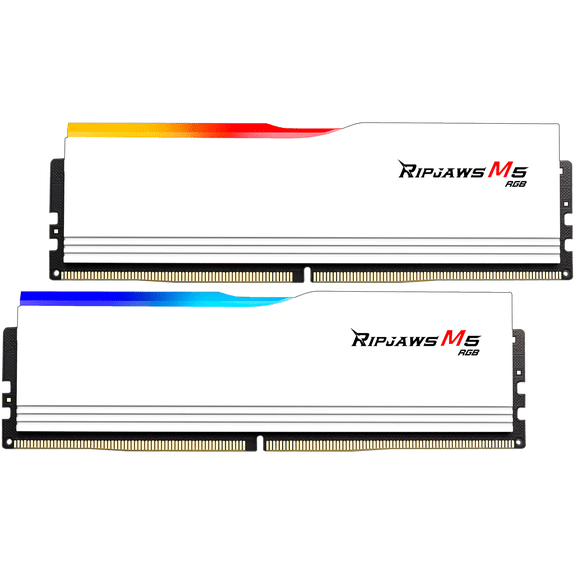 G.SKILL Ripjaws M5 RGB Series 32GB (2 x 16GB) 288-Pin PC RAM DDR5 6000 (PC5 48000) Desktop Memory Model F5-6000J3040F16GX2-RM5RW