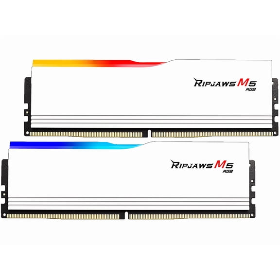 G.SKILL Ripjaws M5 RGB Series 32GB (2 x 16GB) 288-Pin PC RAM DDR5 6000 (PC5 48000) Desktop Memory