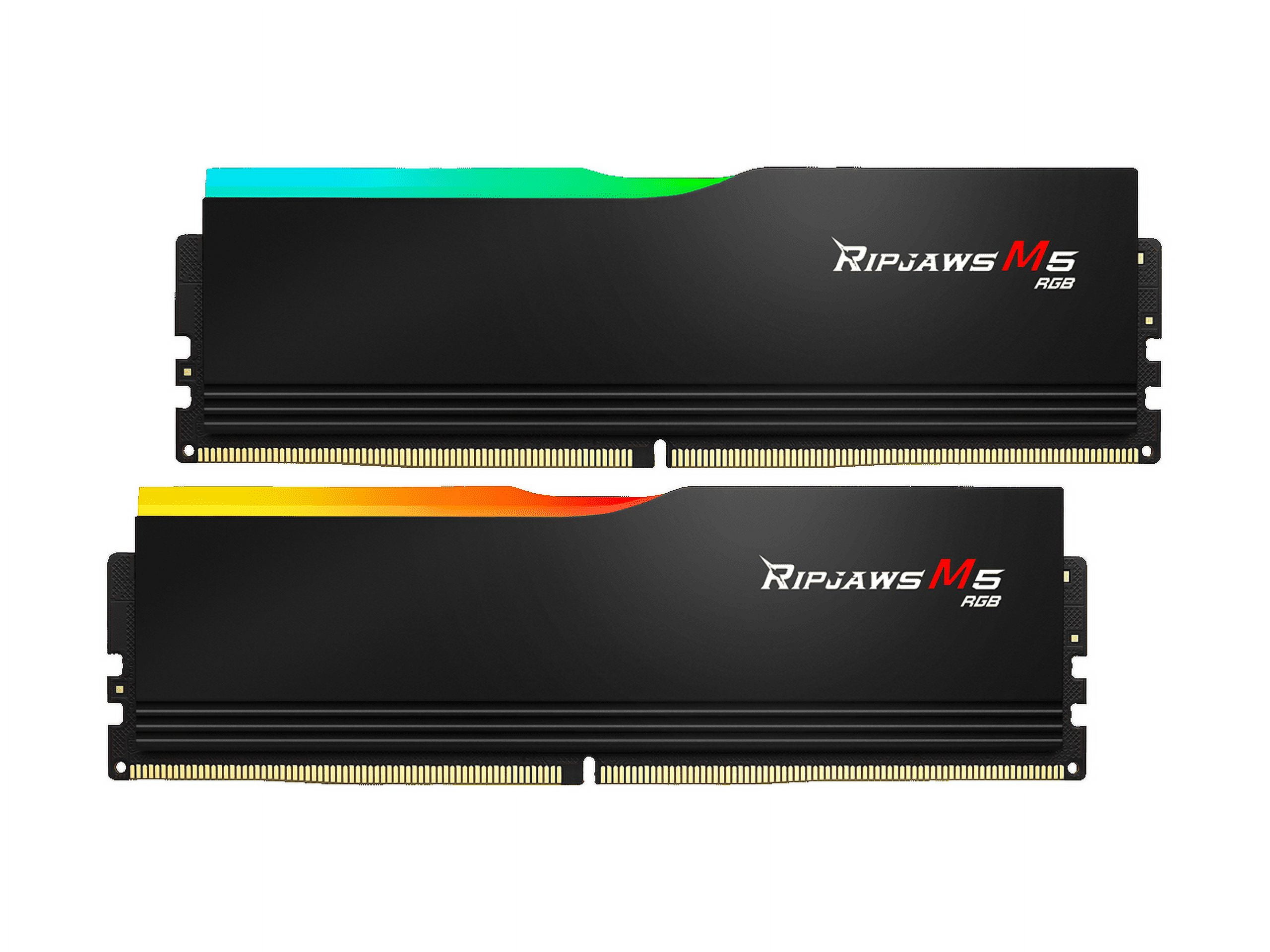 G.SKILL Ripjaws M5 RGB Series 32GB (2 x 16GB) 288-Pin PC RAM DDR5 6000 (PC5 48000) Desktop Memory