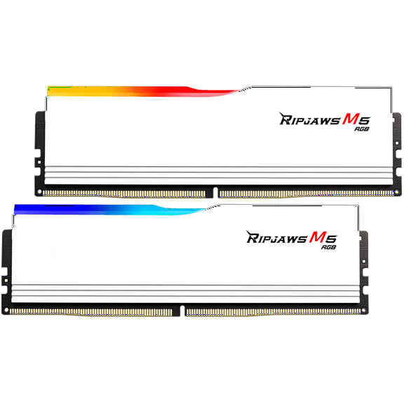 G.SKILL Ripjaws M5 RGB Series 96GB (2 x 48GB) 288-Pin PC RAM DDR5 5600 (PC5 44800) Desktop Memory Model F5-5600J4040D48GX2-RM5RW