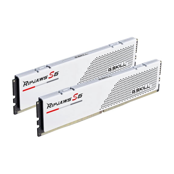 G.SKILL Ripjaws S5 Series 32GB (2 x 16GB) 288-Pin PC RAM DDR5 6000 (PC5 48000) Desktop Memory Model F5-6000J3238F16GX2-RS5W