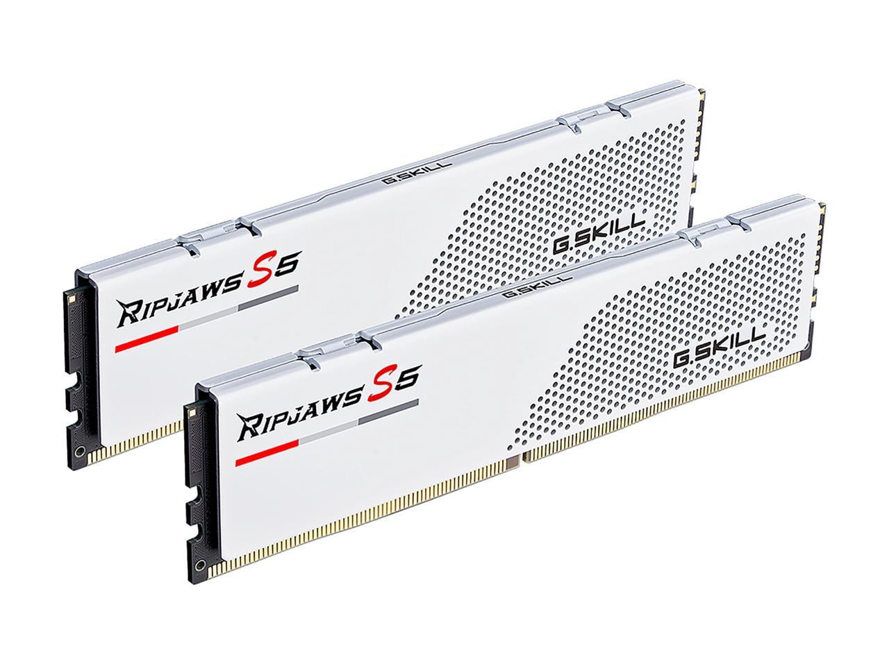 G.SKILL Ripjaws S5 DDR5 5600 64GB(32×2) G.SKILL Ripjaws S5 Series 64GB (2 x 32GB) 288-Pin PC RAM DDR5 5600