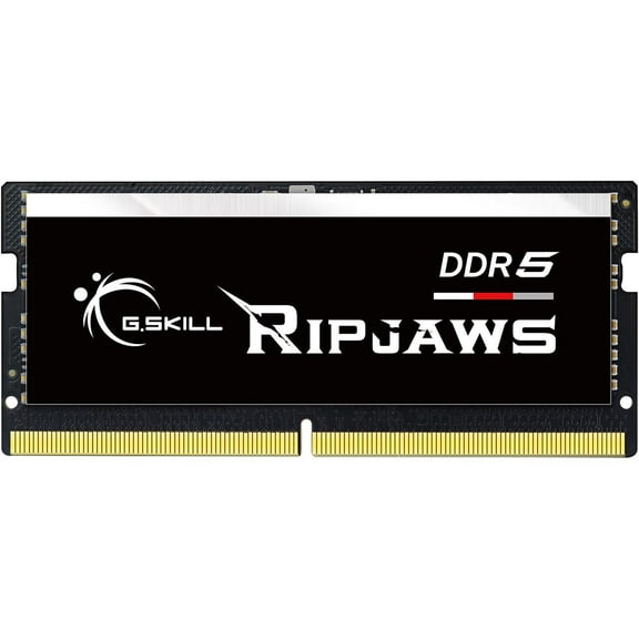 G.SKILL Ripjaws SO-DIMM 16GB 262-Pin DDR5 SO-DIMM DDR5 5600 (PC5 44800) Laptop Memory Model F5-5600S4645A16GX1-RS