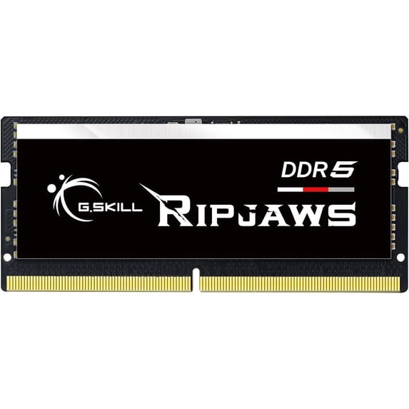 G.SKILL Ripjaws SO-DIMM 32GB 262-Pin DDR5 SO-DIMM DDR5 4800 (PC4 38400) Laptop Memory Model F5-4800S4039A32GX1-RS