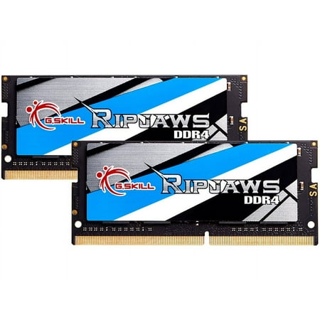 G.SKILL Ripjaws Series 32GB (2 x 16GB) 260-Pin DDR4 SO-DIMM DDR4 3200 (PC4 25600) Laptop Memory Model F4-3200C18D-32GRS
