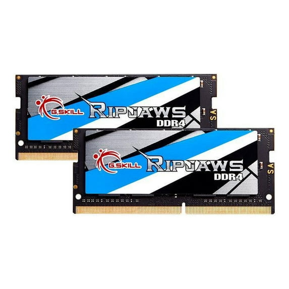 G.SKILL Ripjaws Series 32GB (2 x 16GB) 260-Pin DDR4 SO-DIMM DDR4 3200 (PC4 25600) Laptop Memory Model F4-3200C22D-32GRS