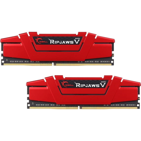G.SKILL Ripjaws V Series 16GB (2 x 8GB) 288-Pin DDR4 SDRAM DDR4 2666 (PC4 21300) Desktop Memory Model F4-2666C15D-16GVR